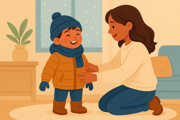 Boy Fashion Tips mother with her toddler son