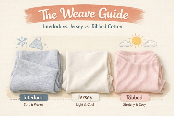 Interlock vs Jersey vs Ribbed Cotton: Winter or Summer?