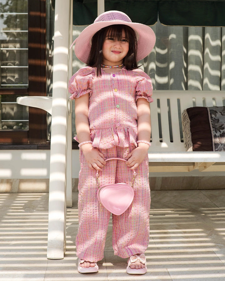 Victoria Checkered Plaid Set