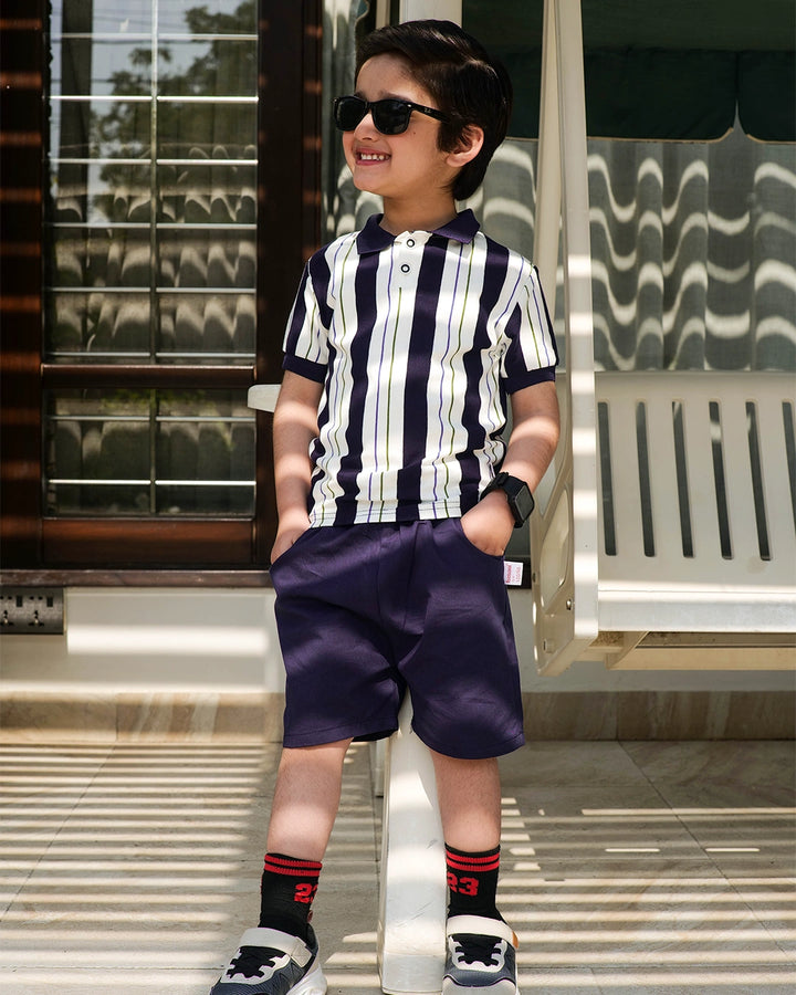 James Polo & Shorts Set