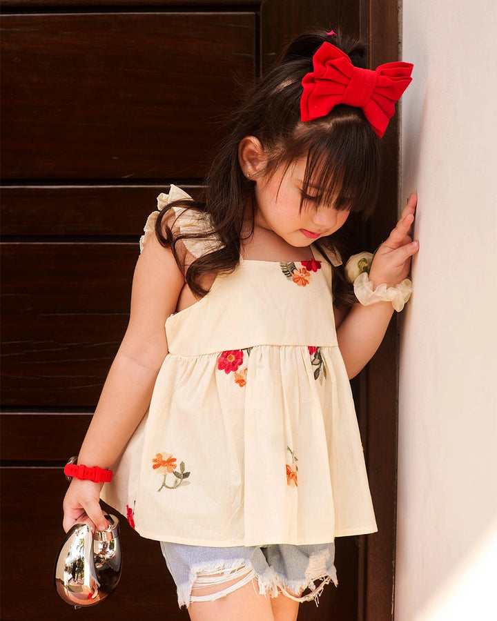 Rosalie Embroidered Floral Dress