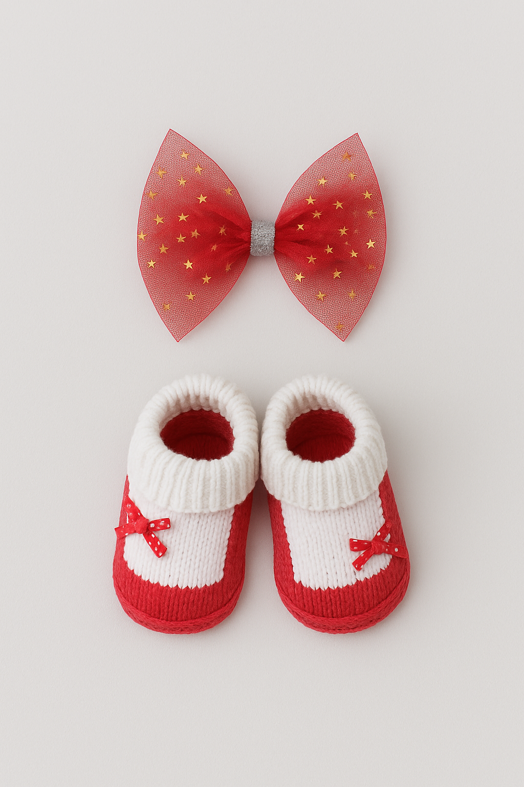 Newborns’ Crochet Pattern Booties & Headband Set