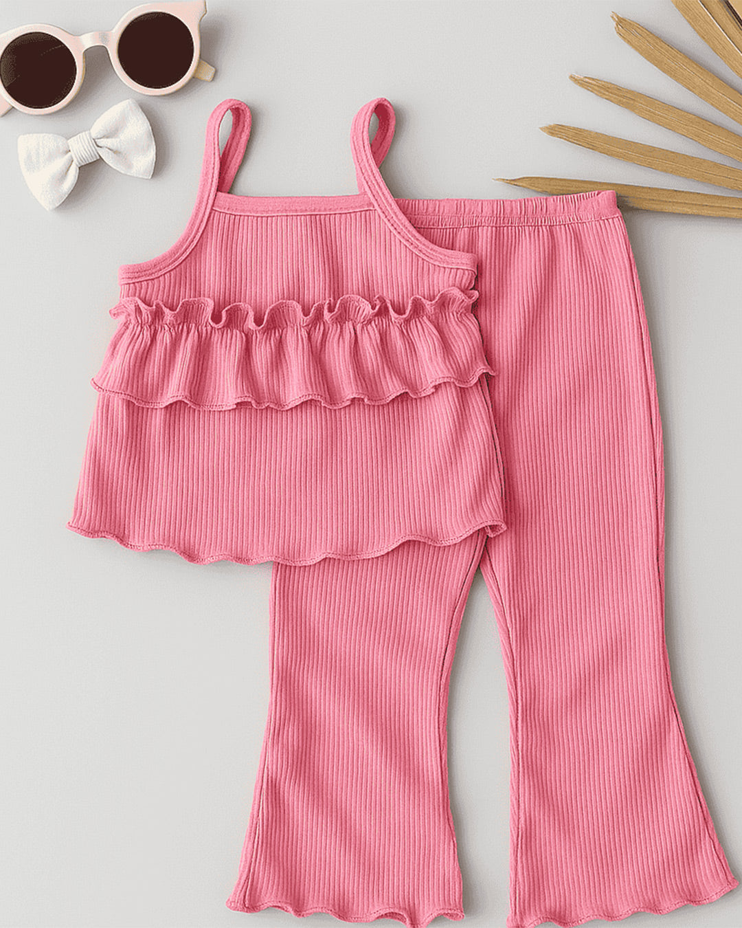 Ruffled Halter Co-Ord Set