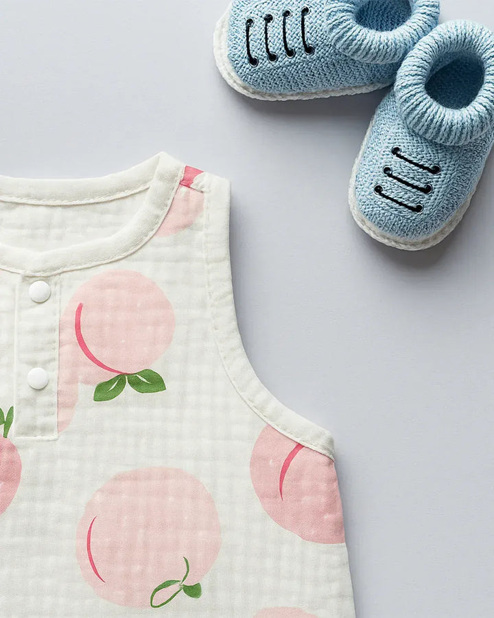 Cotton Muslin Peaches Jumpsuit