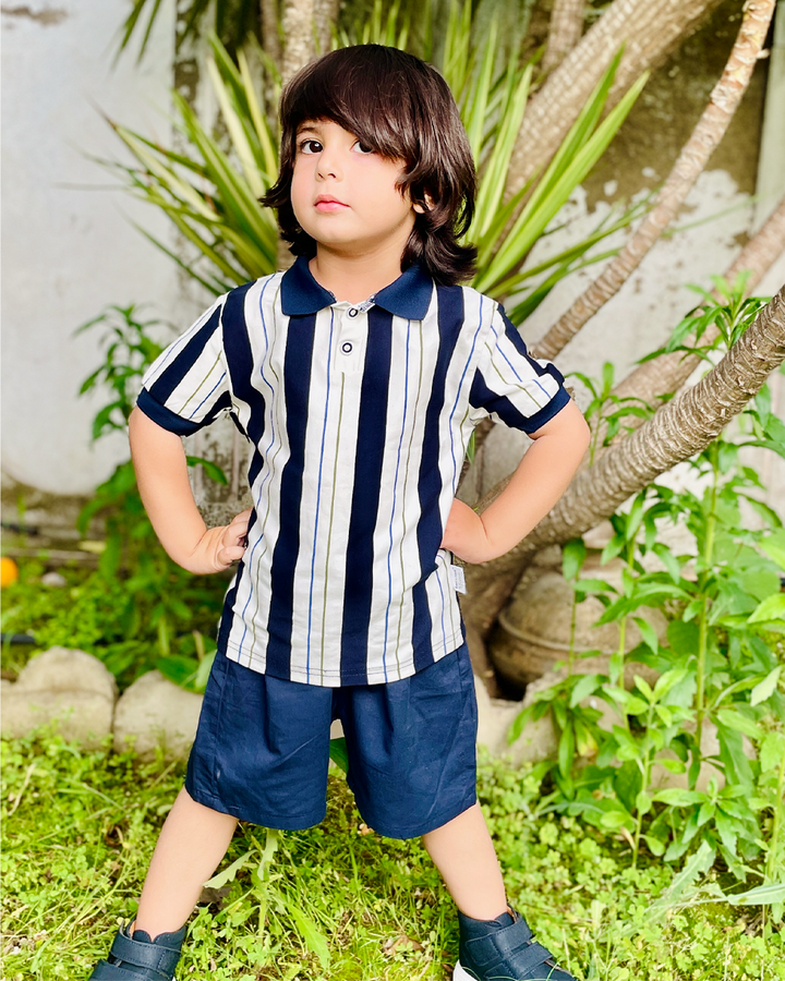 James Polo & Shorts Set