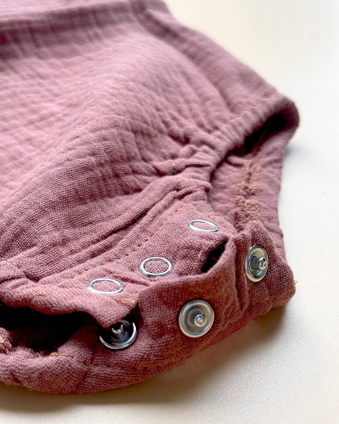 Sleeveless Cotton Linen Baby Romper
