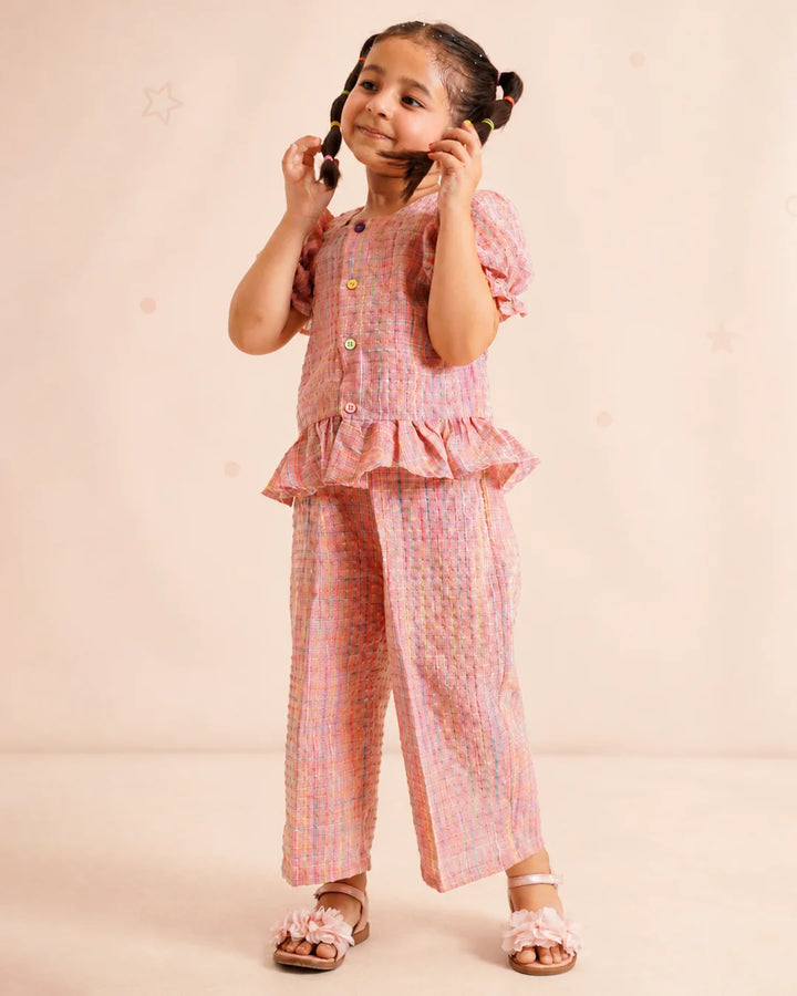 Victoria Checkered Plaid Set