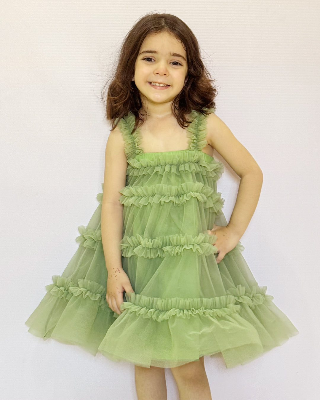 Fluffy Tulle Mesh Dress