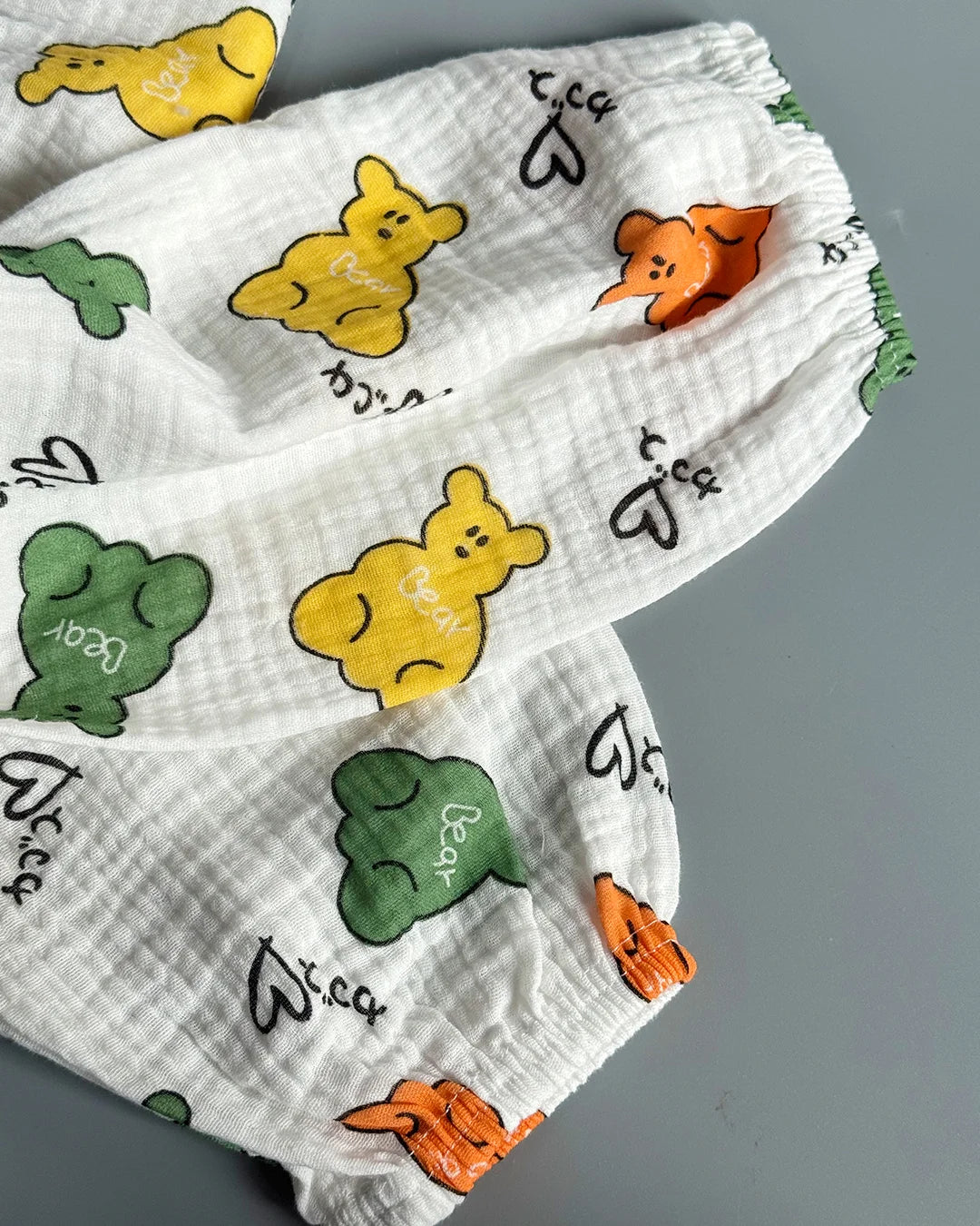 Gummy Bear Print Muslin Co-ord Set