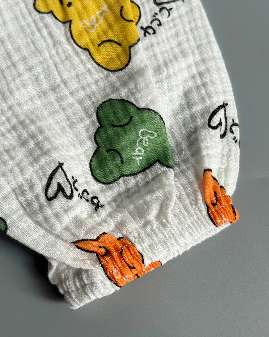 Gummy Bear Print Muslin Co-ord Set