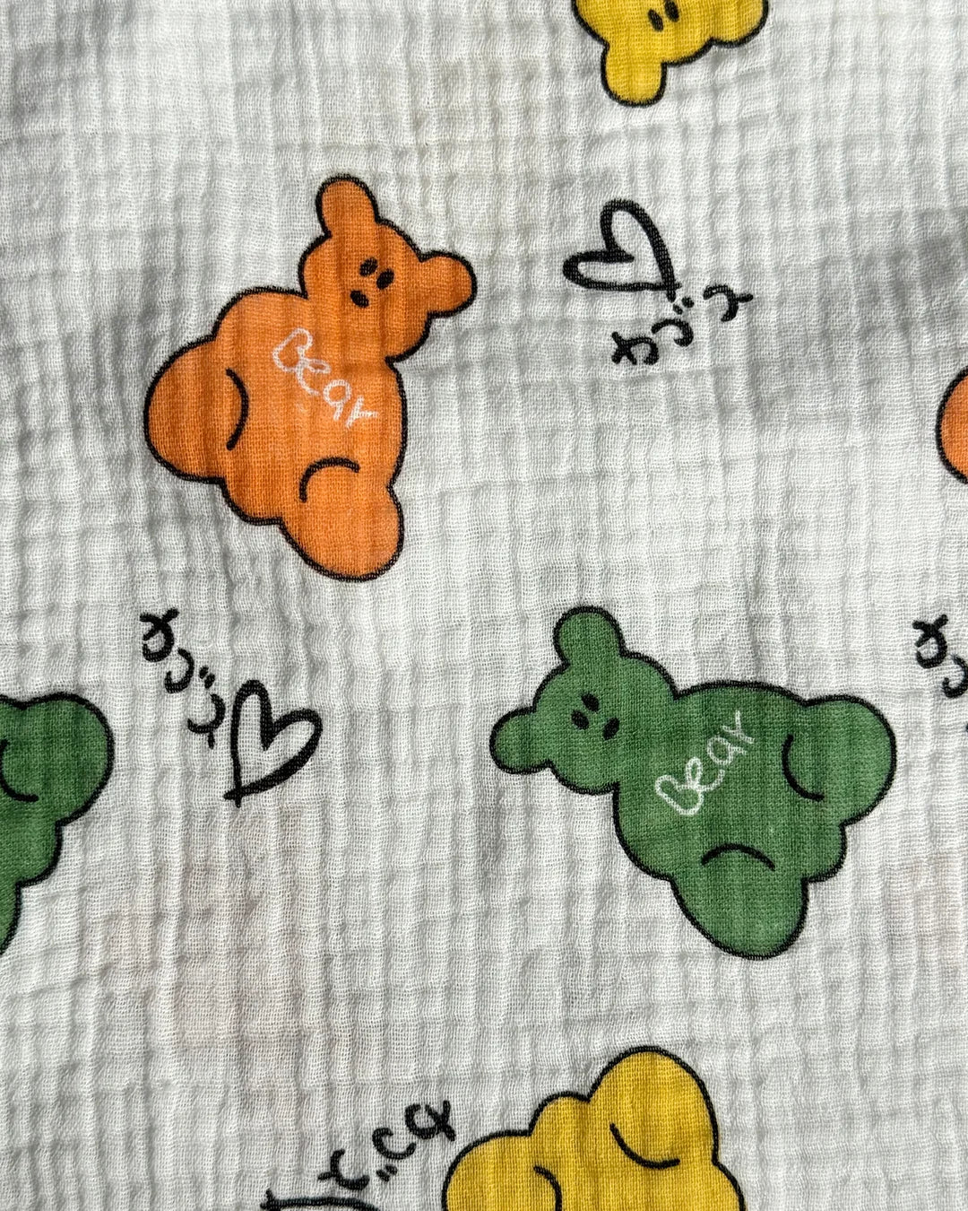 Gummy Bear Print Muslin Co-ord Set