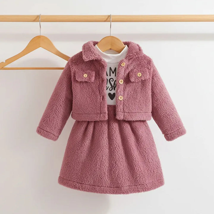 Dusty Rose Plush Set