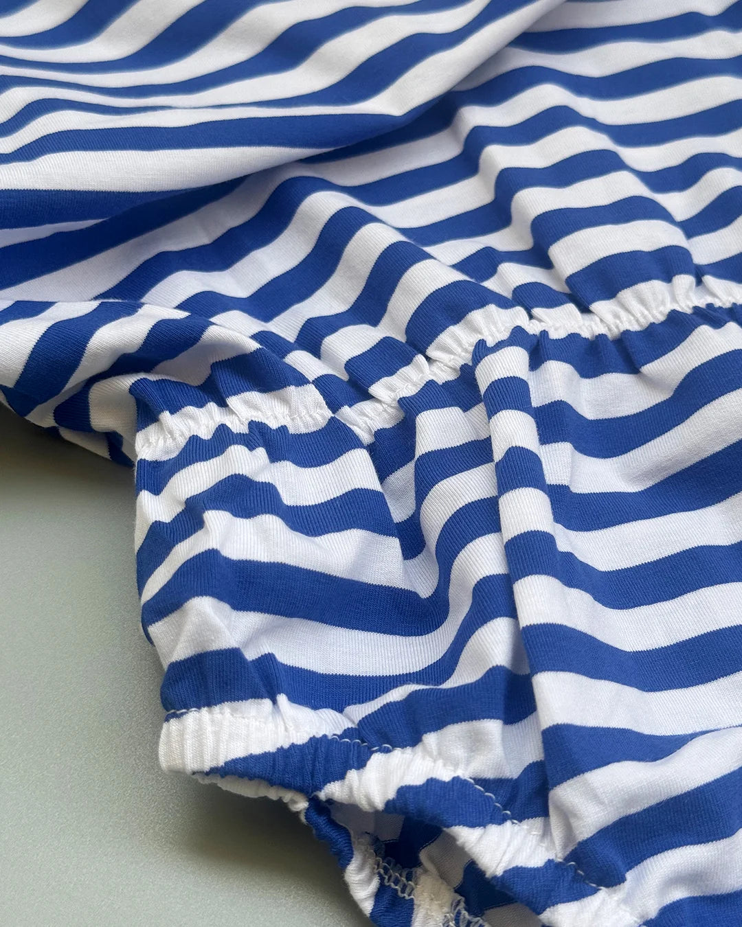 Happy Stripes Smiley Cotton Romper