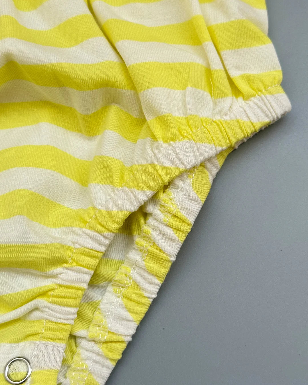 Happy Stripes Smiley Cotton Romper