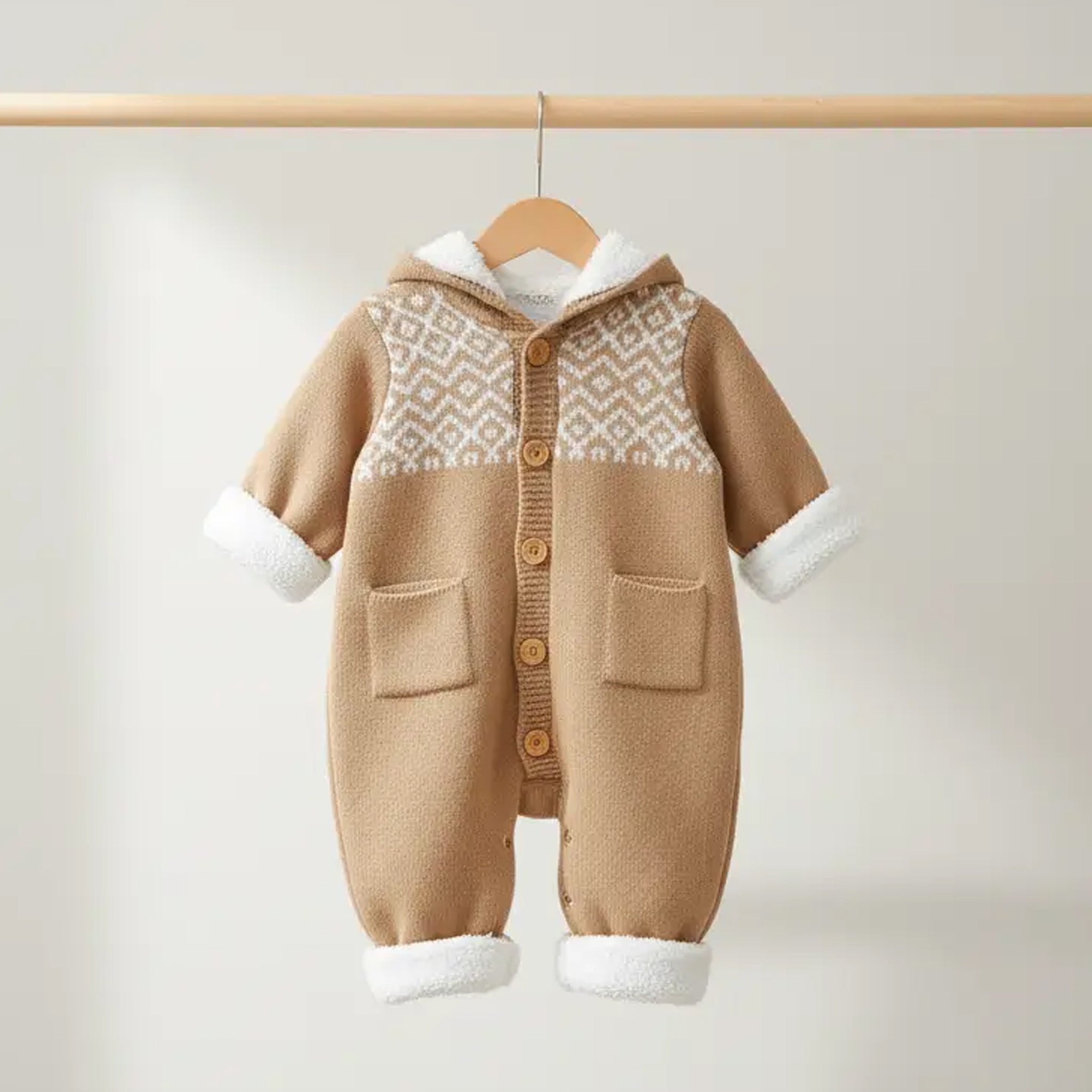 Frosted Teddy Hood Suit