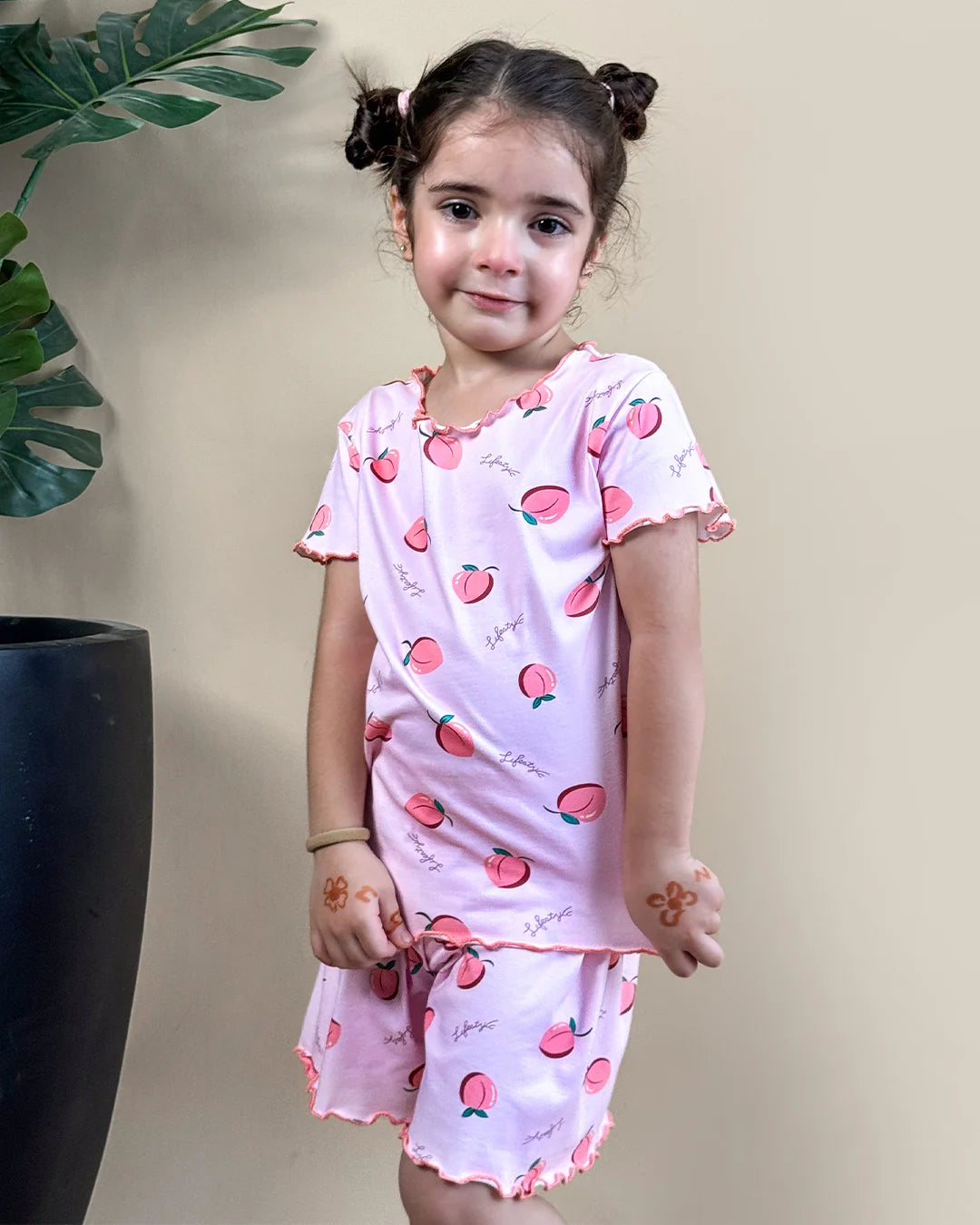 Peach Pop T-Shirt & Coordinated Shorts Set