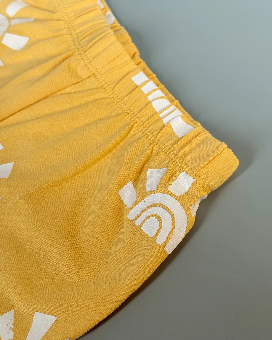 Rust Waves Print T-Shirt & Coordinated Shorts Set