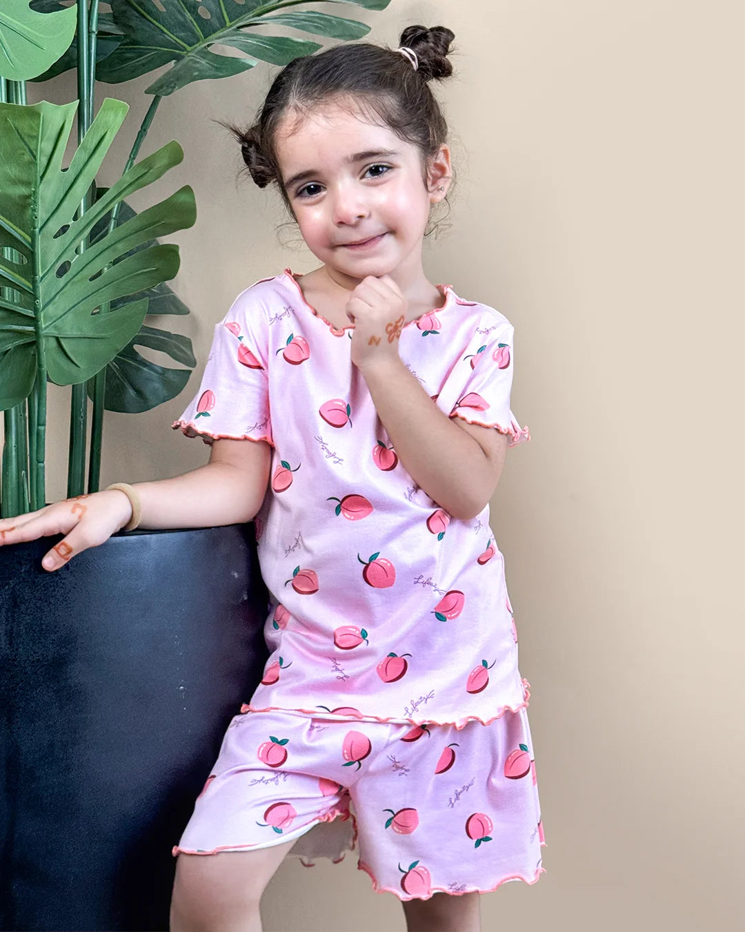 Peach Pop T-Shirt & Coordinated Shorts Set
