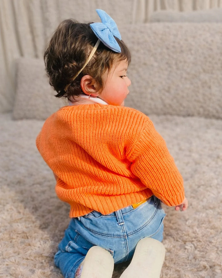 Pumpkin Pop Chunky Sweater