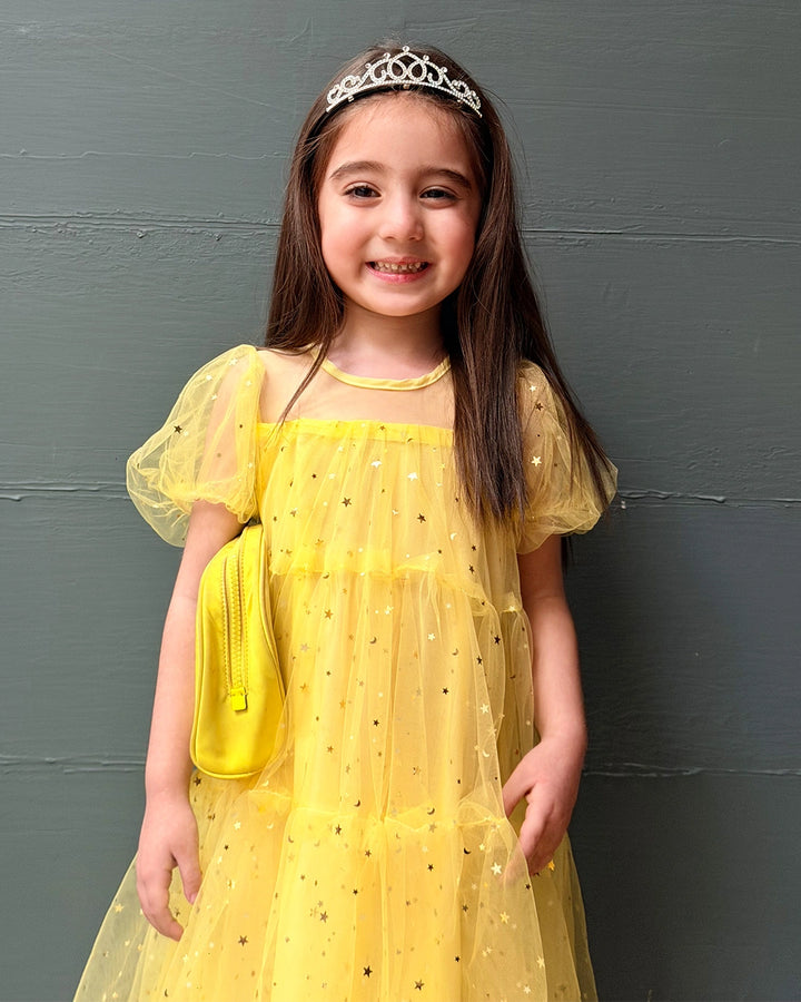 Amaya Sequined Gauze Dress