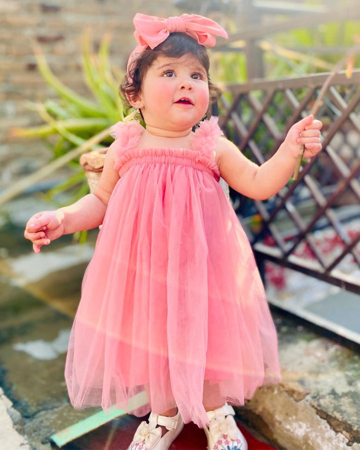 Pink Rainbow Tutu Dress