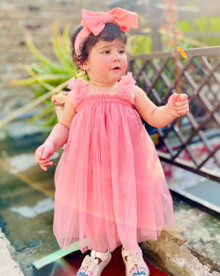 Pink Rainbow Tutu Dress
