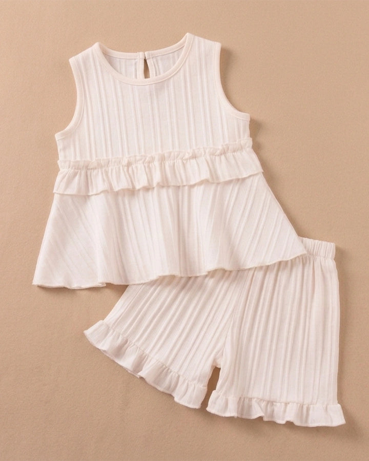 Girls’ Lace Top & Shorts Set