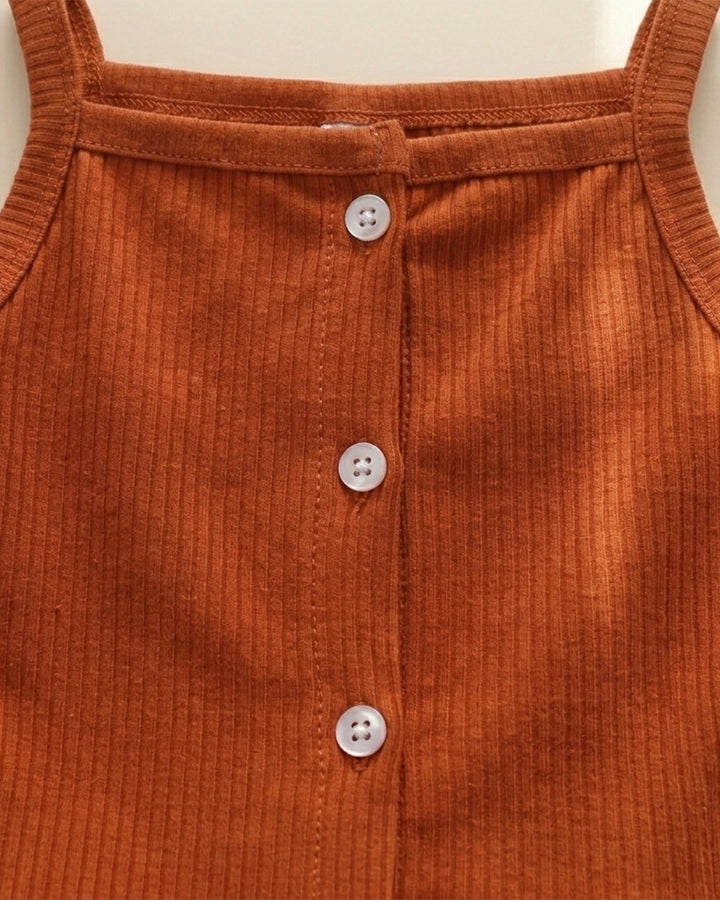 Peplum Button Top & Floral Shorts Set