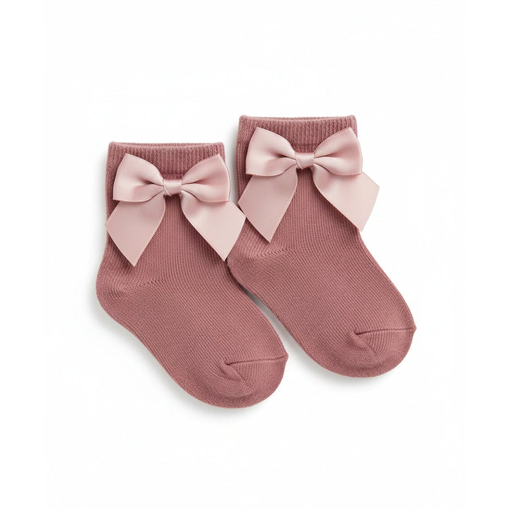 Katie Bow Ribbed Socks