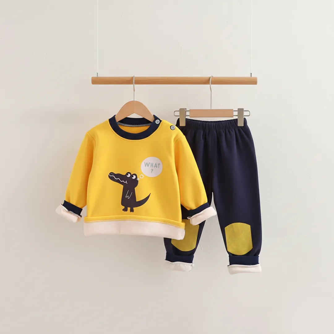 Cute Croco Sweat Set