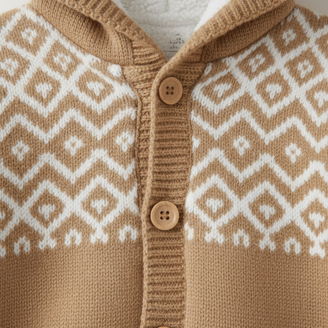 Frosted Teddy Hood Suit