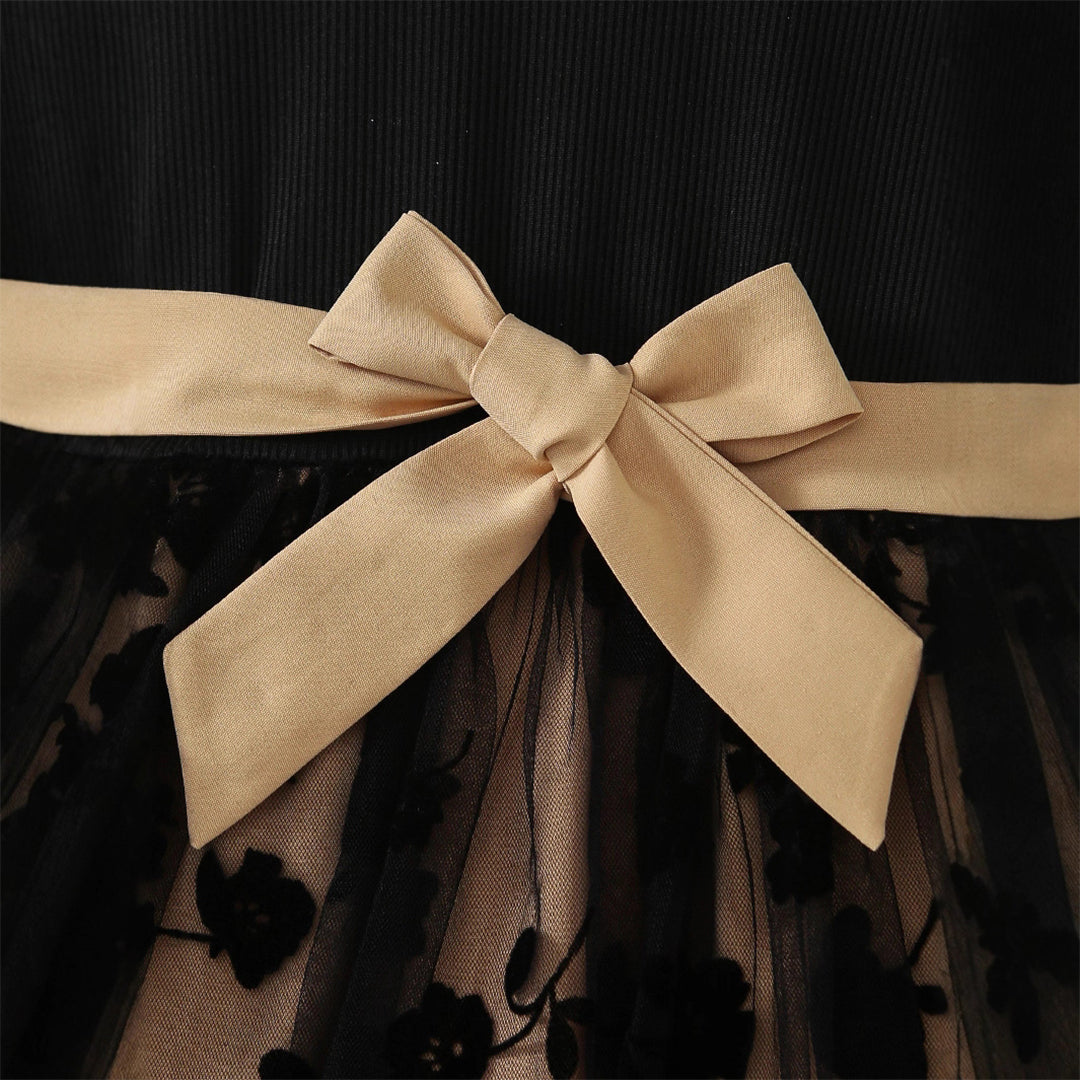 Champagne Tulle Twirl Dress