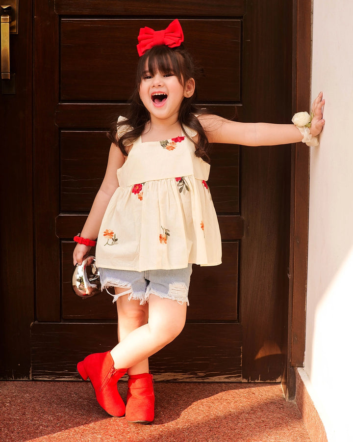 Rosalie Embroidered Floral Dress