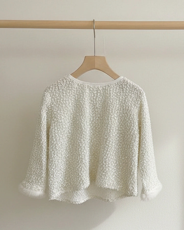 Korean Sequin Beaded Skirt Set