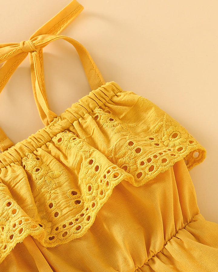 Mira Chikankari Summer Romper