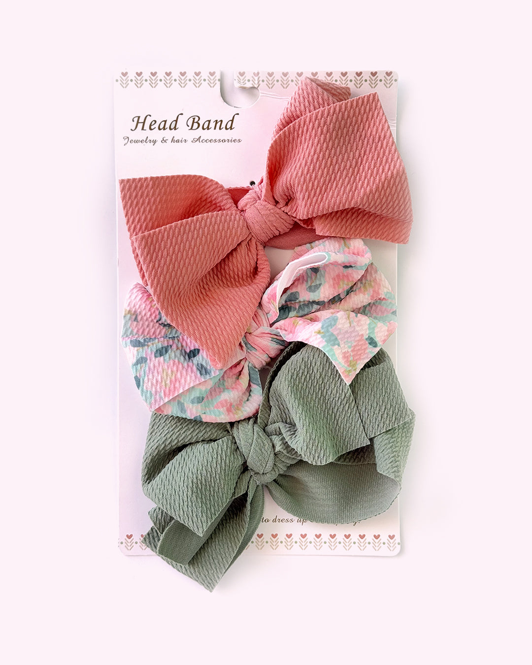 3-Piece Baby Headbands Set