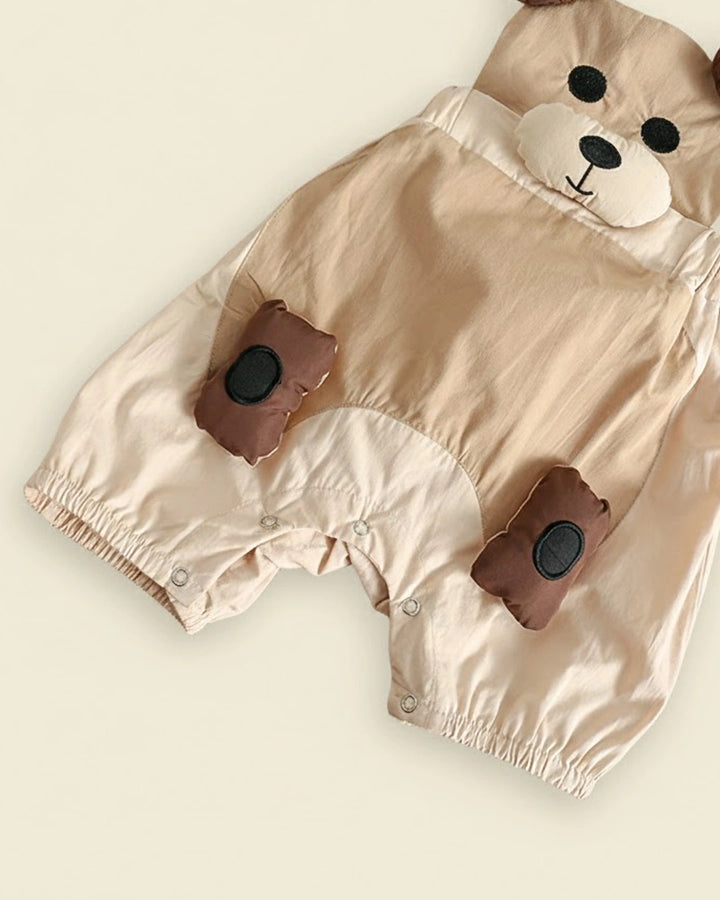 Milo Bear Dungaree Set