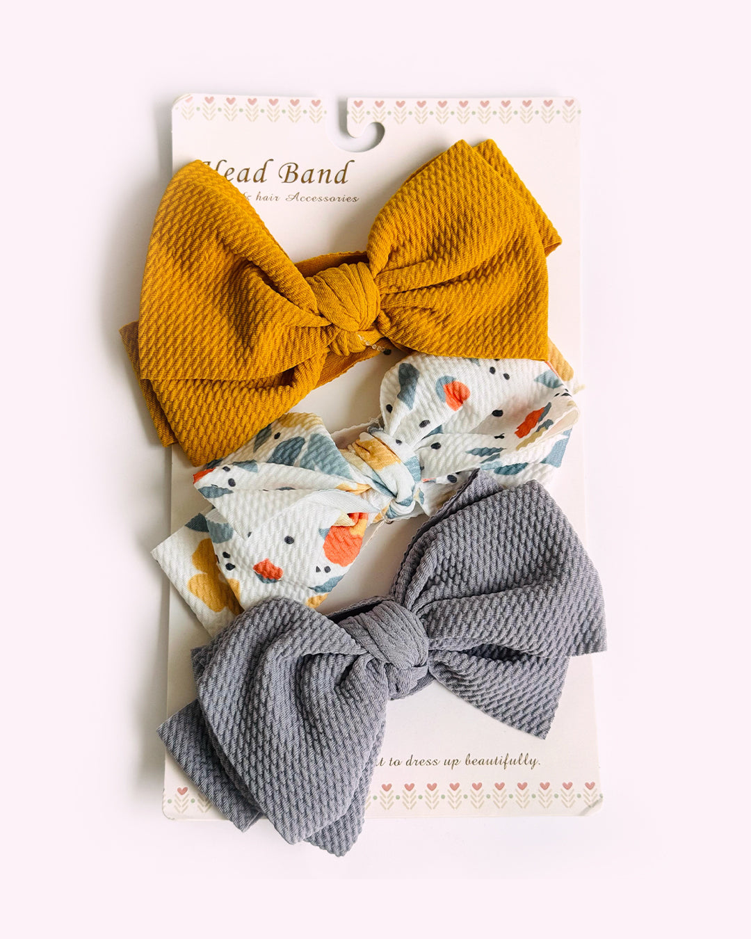 3-Piece Baby Headbands Set