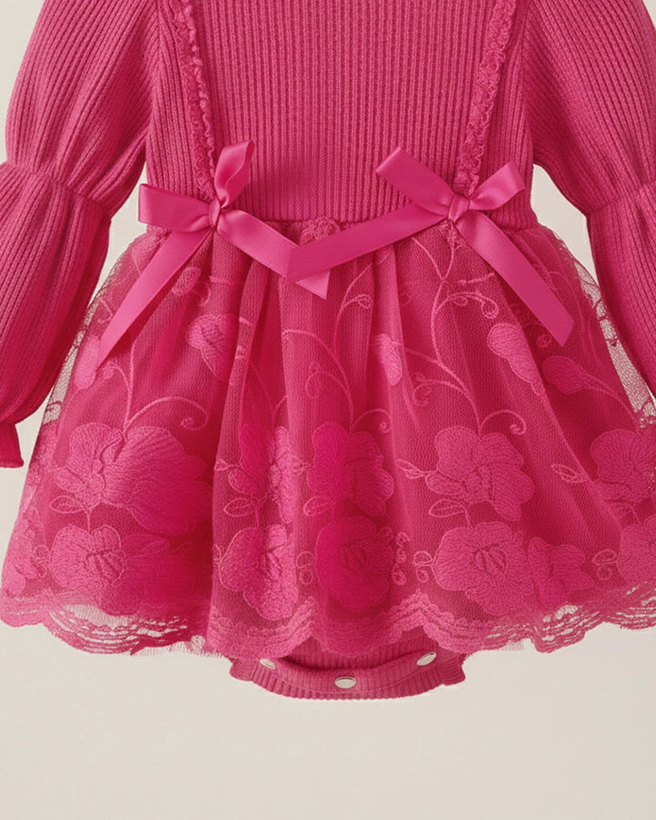 Dark Pink Lantern Dress