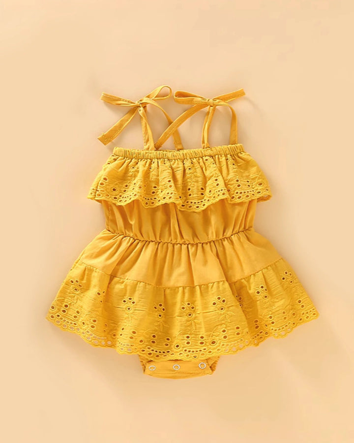 Mira Chikankari Summer Romper