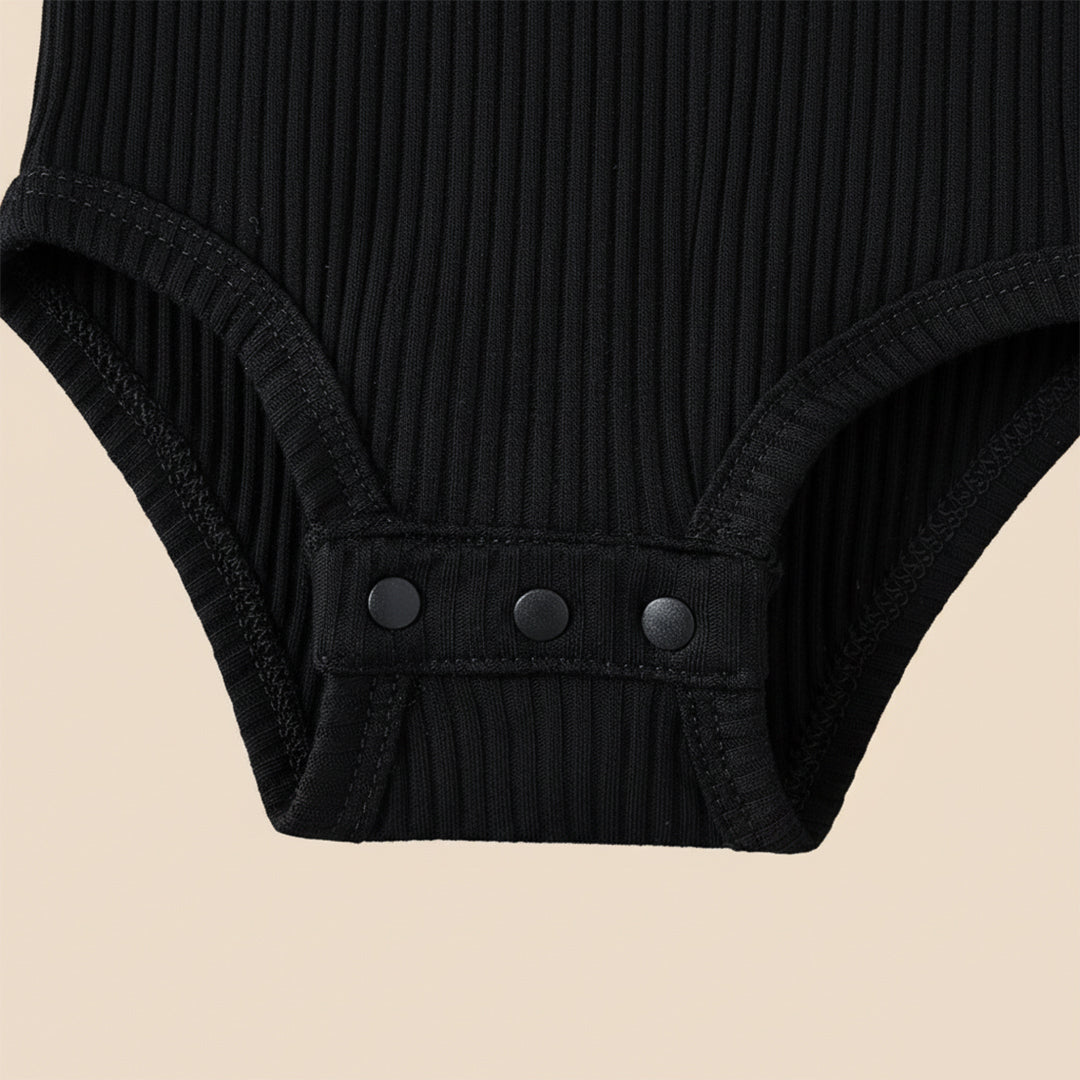 Little Chic Puff-Sleeve Bodysuit