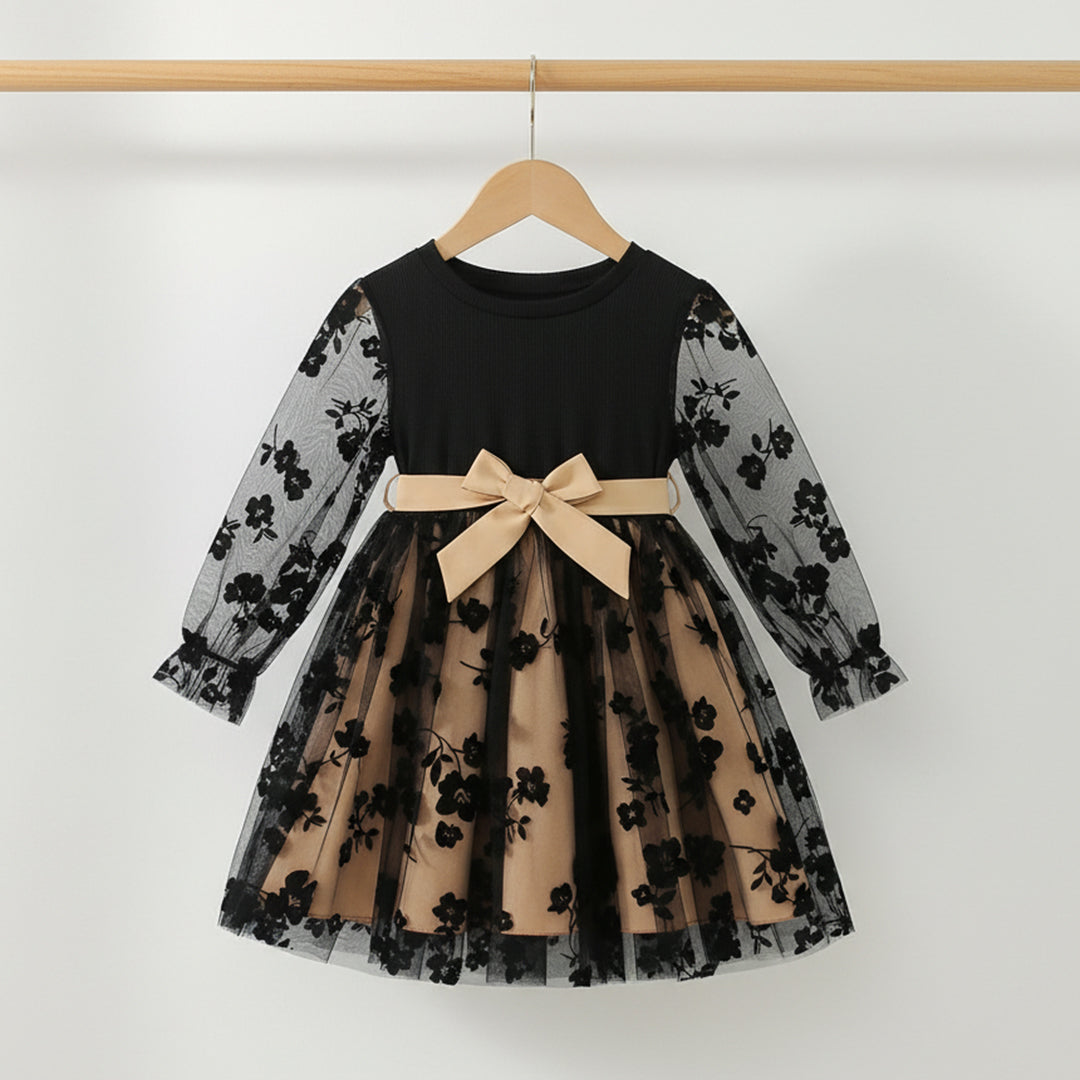 Champagne Tulle Twirl Dress