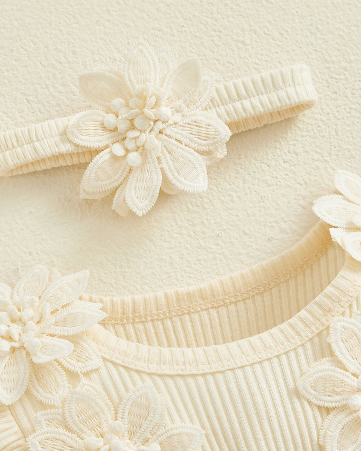 Elara Petal Romper Dress