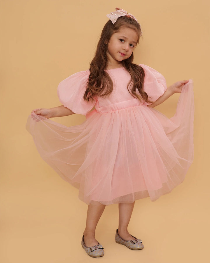 Amara Dusty Pink Party Dress