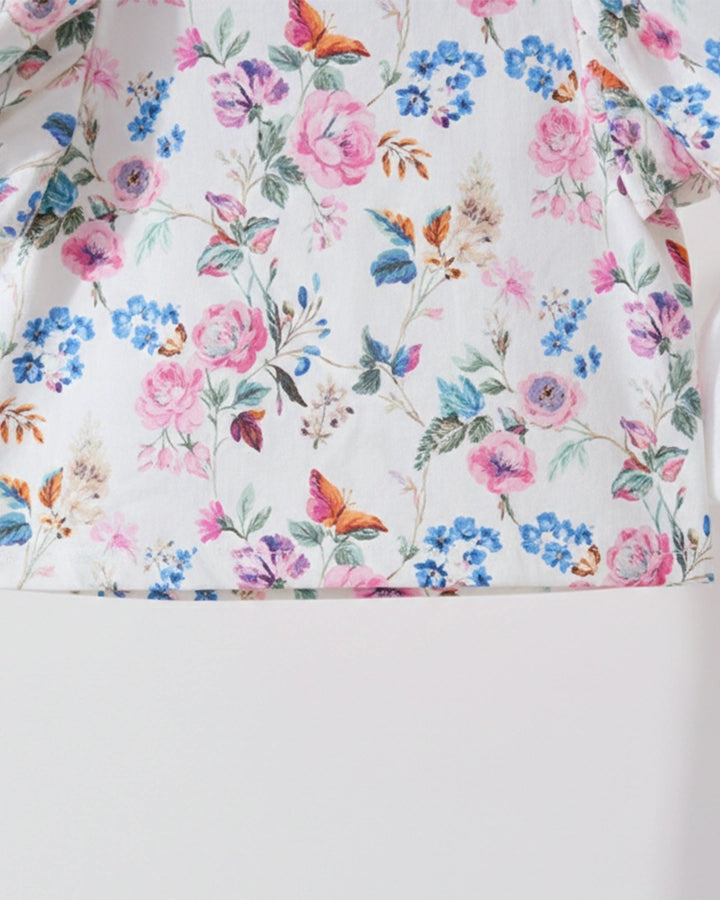 Pink Puff Sleeve Mesh Dress