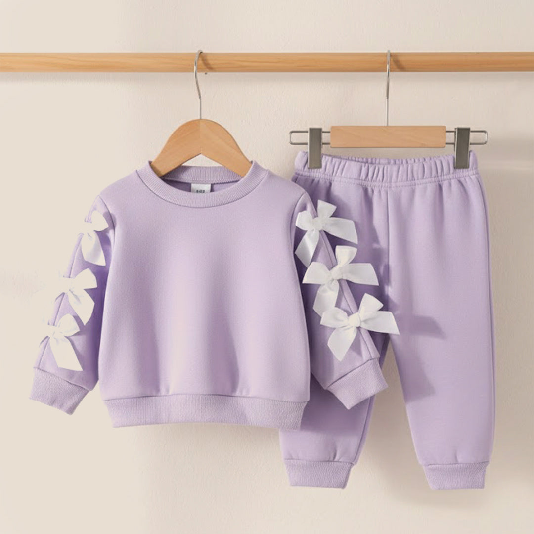 Little Lavender Bow Set