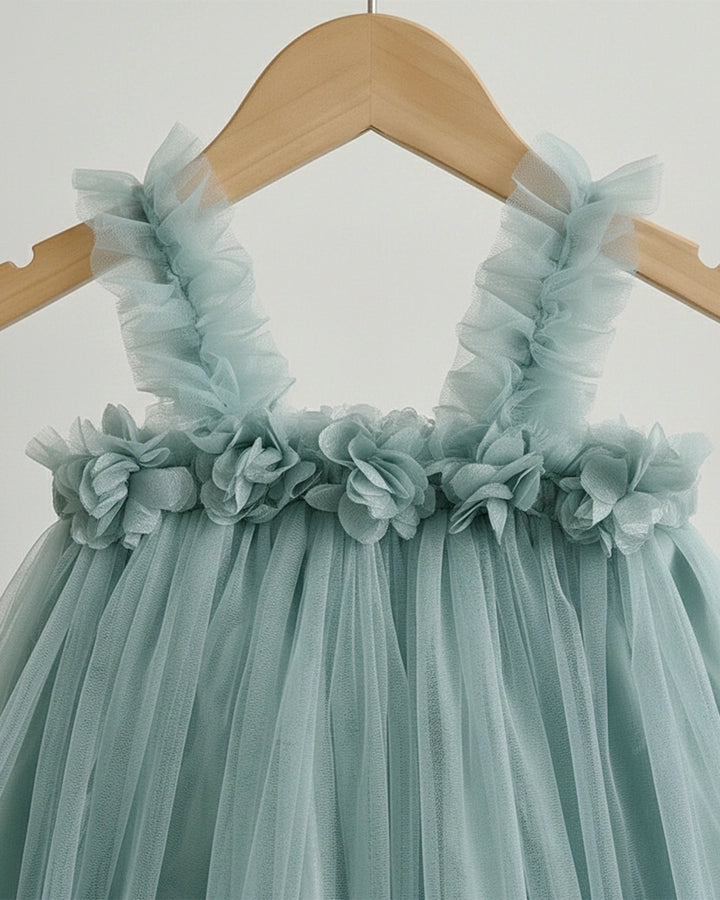 Sea Green Tulle Dress