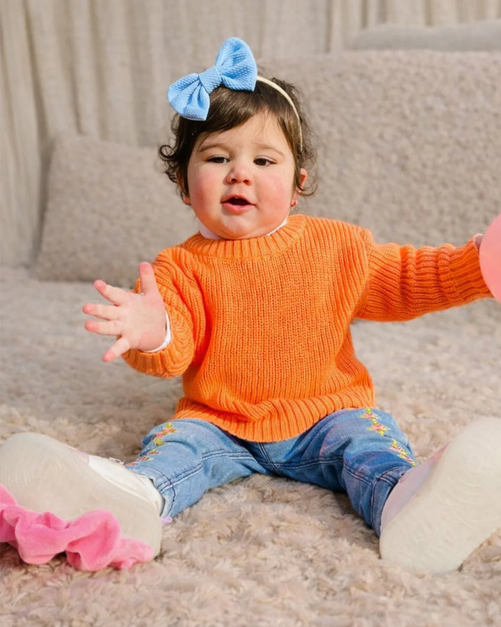 Pumpkin Pop Chunky Sweater