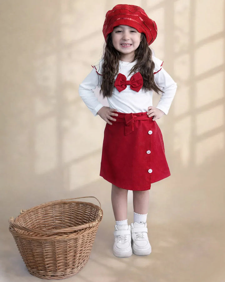 Sweetheart Bow Festive Cord Set