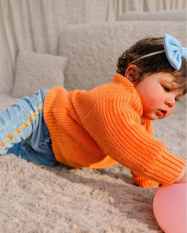 Pumpkin Pop Chunky Sweater